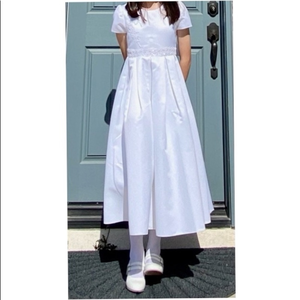 Satin Communion Dress